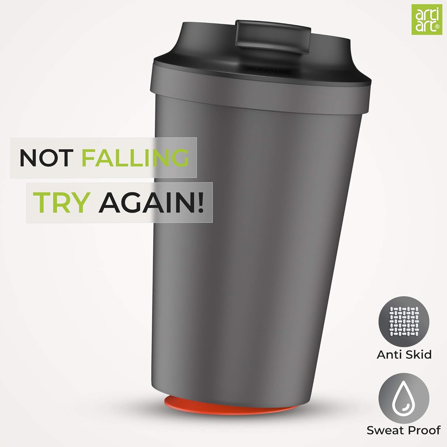 CafeLock Anti-Spill Suction Mug